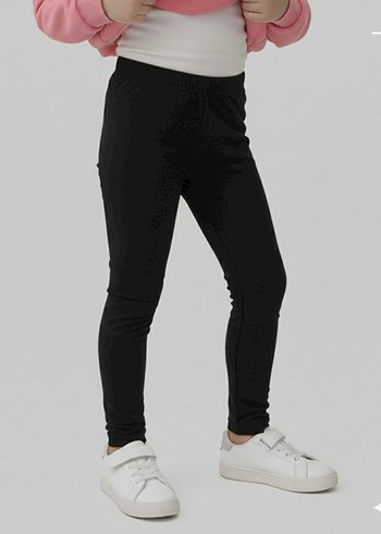 Kız Çocuk Siyah Sıcak Tayt - Görsel 4