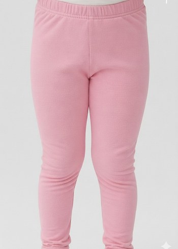 Kız Çocuk Pembe İnce Tayt - Görsel 5