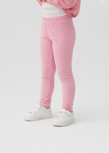 Kız Çocuk Pembe İnce Tayt - Görsel 2