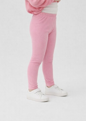 Kız Çocuk Pembe İnce Tayt - Görsel 3