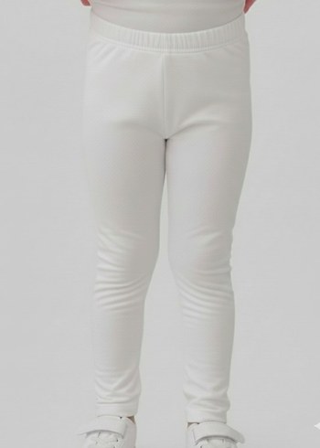 Beyaz Kız Çocuk Tayt - Görsel 5