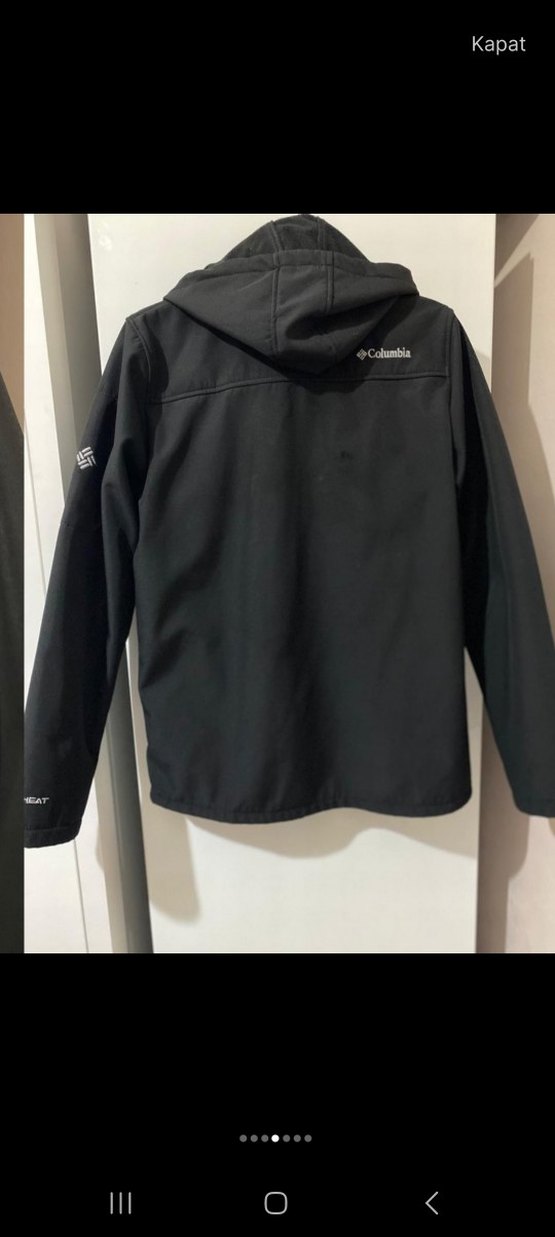 Columbia Siyah Fermuarlı Erkek Kayak Ceketi - Görsel 3