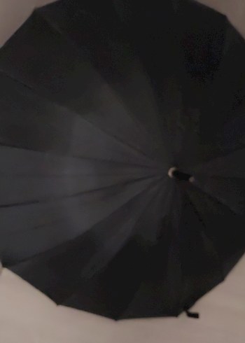 Siyah Kemerli Gotik Kadın Şemsiye - Görsel 5