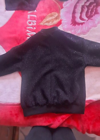 Siyah Pullu Kadın Bomber Ceket - Görsel 7