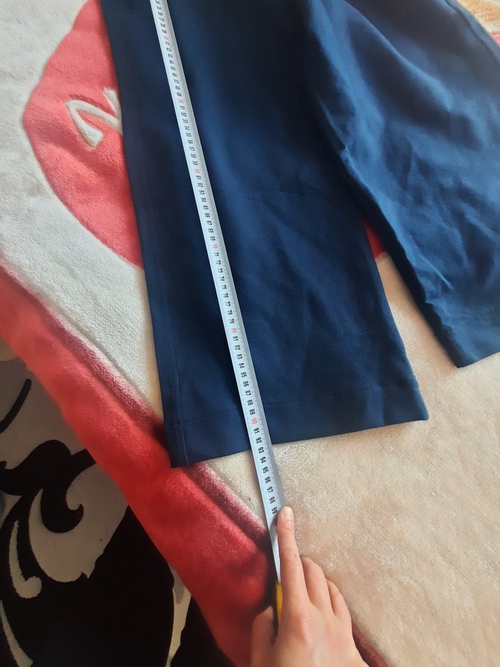 Mavi Denim Midi Kadın Kumaş Pantolon - Görsel 4