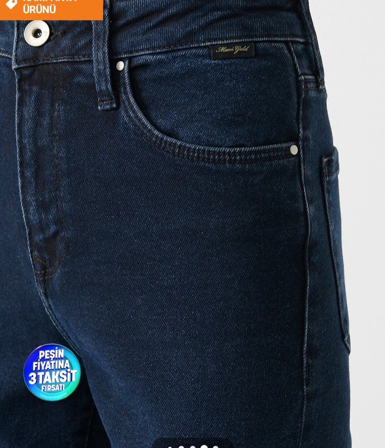 Kadın Koyu Mavi Serenay modeli 25 beden - Görsel 2