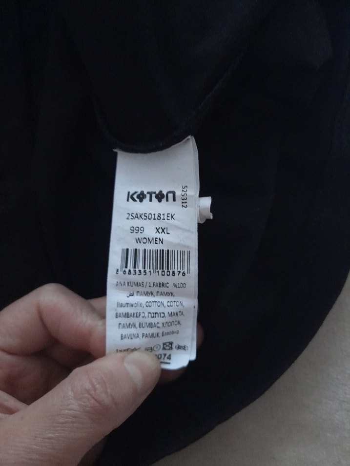 Koton cebi detaylı tişört - Görsel 4