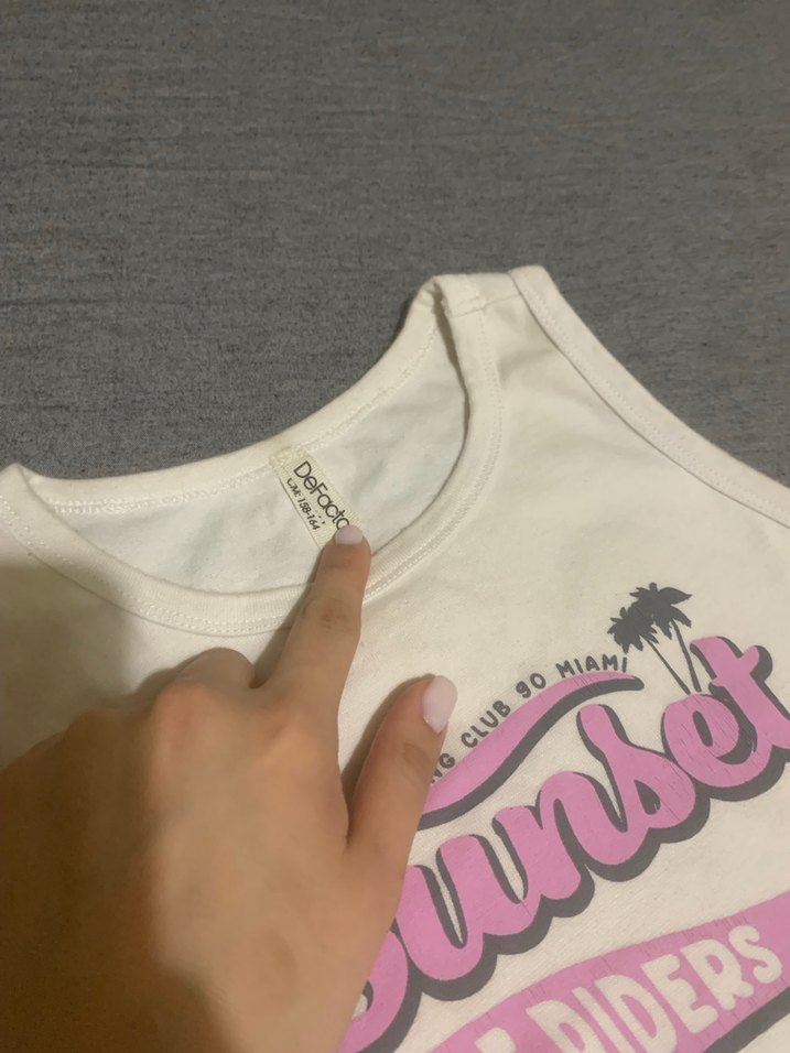 Beyaz Baskılı crop - Görsel 2