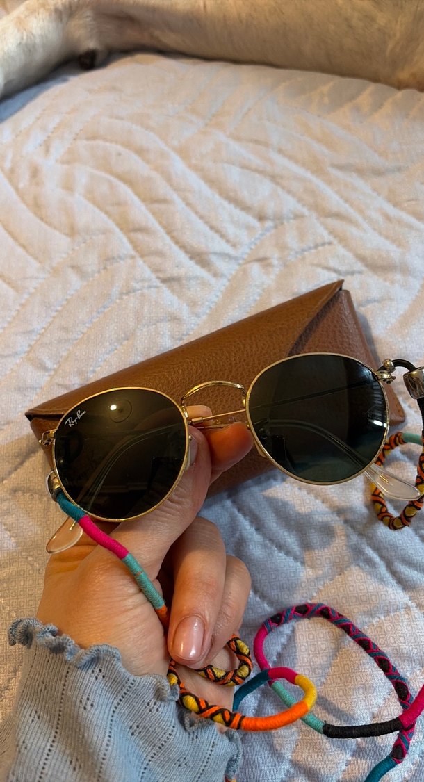 Boncuklu Çok Renkli Bohem Güneş Gözlüğü - Görsel 3