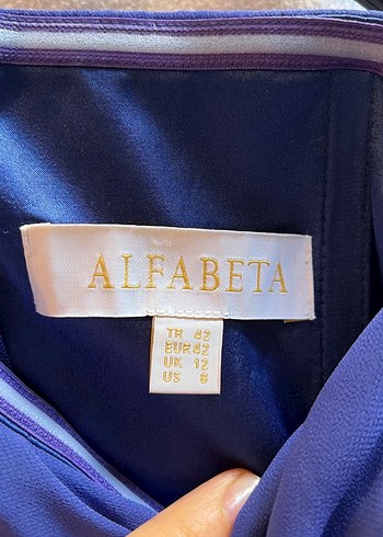 Lacivert Drapeli Straplez Uzun Abiye Elbise - Görsel 3