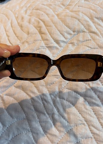 Şeffaf Kahverengi Kadın Güneş Gözlüğü - Görsel 4