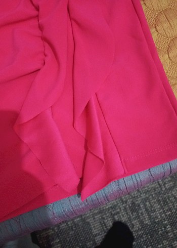 Renkli Drapeli Midi Hamile Etek - Görsel 3