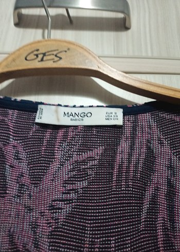 Bohem Tarz Kısa Mor Batik Hamile Tunik - Görsel 4