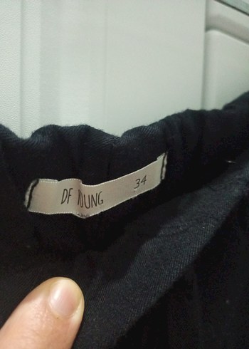 Kadın Siyah şort - Görsel 4