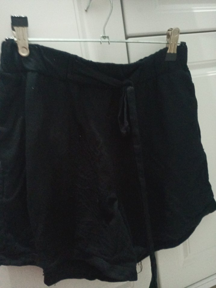 Kadın Siyah şort - Görsel 3