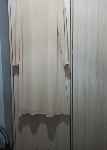 Bej Uzun Kollu Salaş Tunik takim - Görsel 3