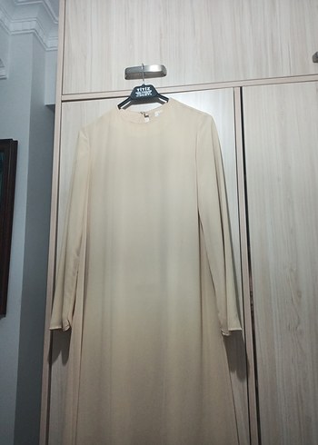 Bej Uzun Kollu Salaş Tunik takim - Görsel 4