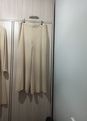 Bej Uzun Kollu Salaş Tunik takim - Görsel 6