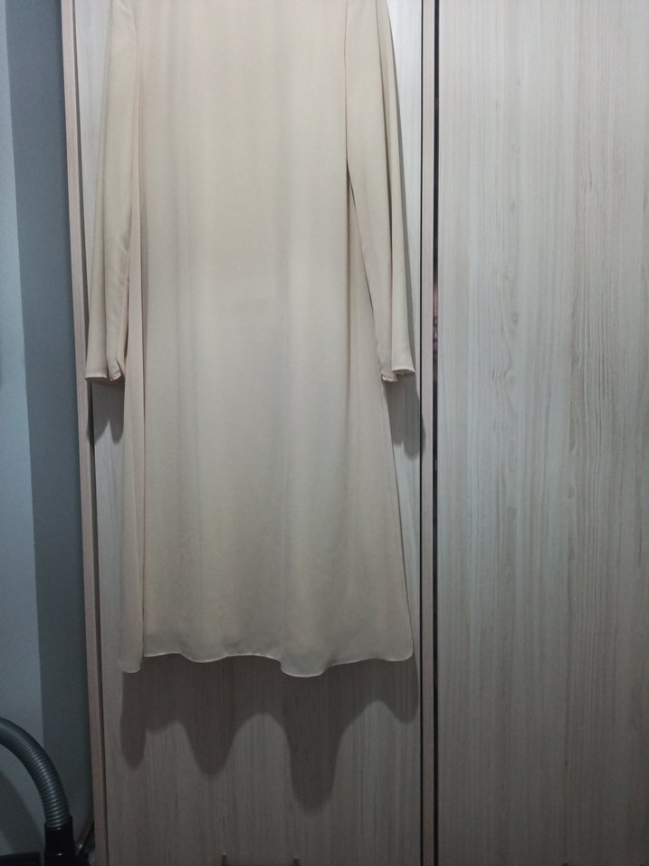 Bej Uzun Kollu Salaş Tunik takim - Görsel 3