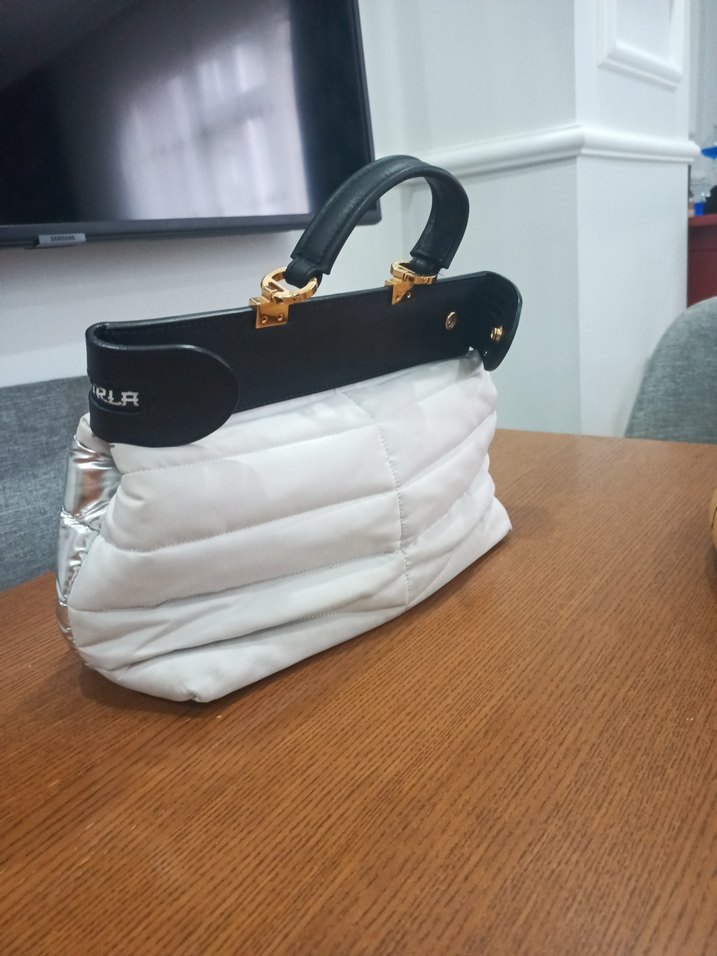 Gri Kadın Günlük Fermuarlı Çanta - Görsel 3