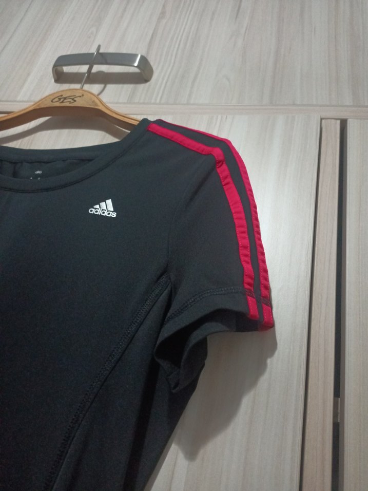 Siyah Kadın Kısa Kollu Spor Tişört - Görsel 3