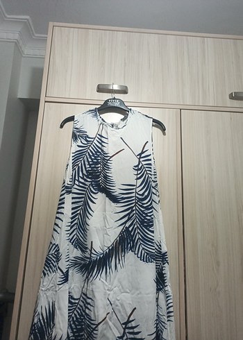 Bohem Tarzı Kolsuz Mini Elbise - Görsel 3