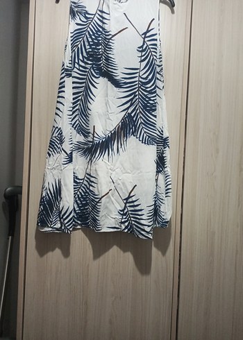 Bohem Tarzı Kolsuz Mini Elbise - Görsel 2