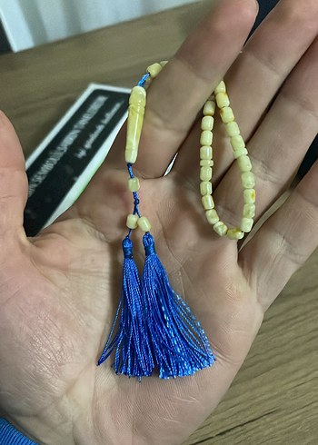 Bohem Tarz Erkek Tesbih Turkuaz Püsküllü - Görsel 2