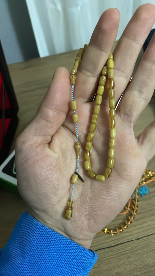 Bohem Tarz Erkek Tesbih Turkuaz Püsküllü - Görsel 5