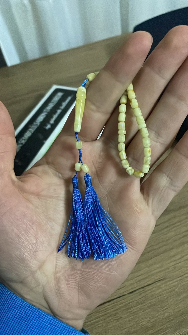 Bohem Tarz Erkek Tesbih Turkuaz Püsküllü - Görsel 2