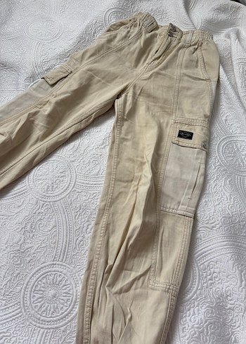 Bershka Bej Rahat Kargo Pantolon