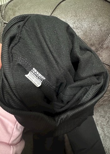 Siyah Kadın Tayt şardonlu pazarlık payı mevcut - Görsel 2