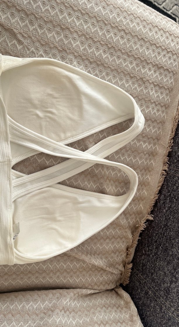 Beyaz Spor Sütyeni - Görsel 2