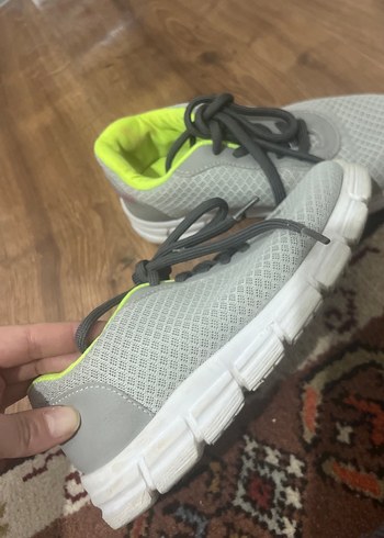 Gri çocuk Spor Ayakkabı Elastik Bağcıklı - Görsel 7