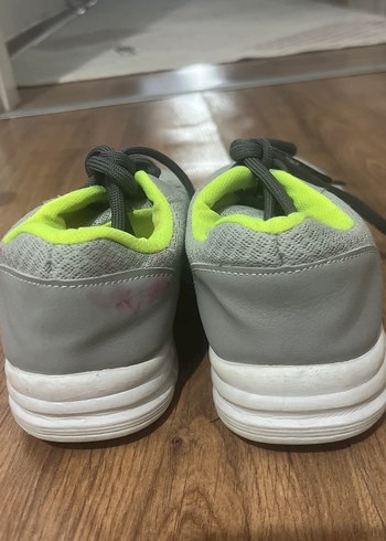 Gri çocuk Spor Ayakkabı Elastik Bağcıklı - Görsel 3