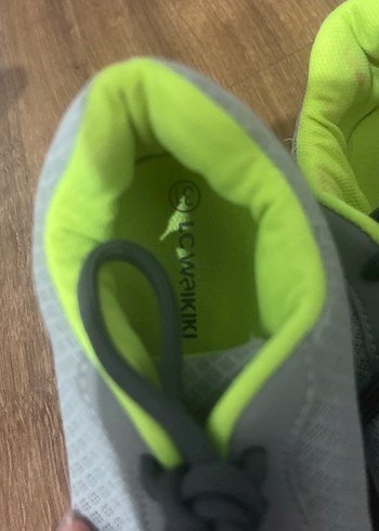 Gri çocuk Spor Ayakkabı Elastik Bağcıklı - Görsel 5