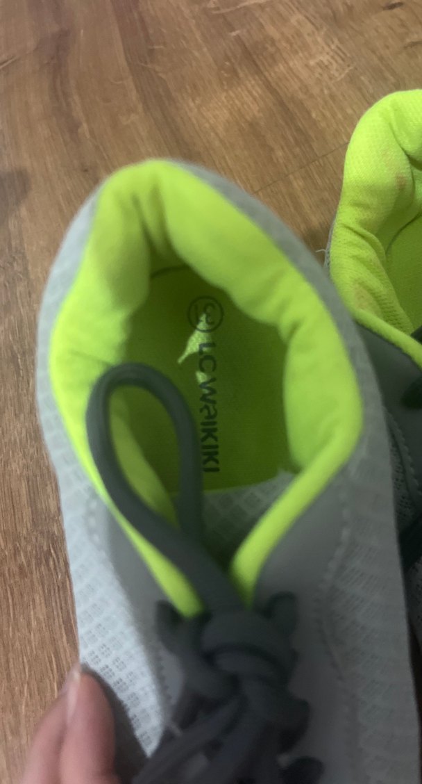 Gri çocuk Spor Ayakkabı Elastik Bağcıklı - Görsel 5