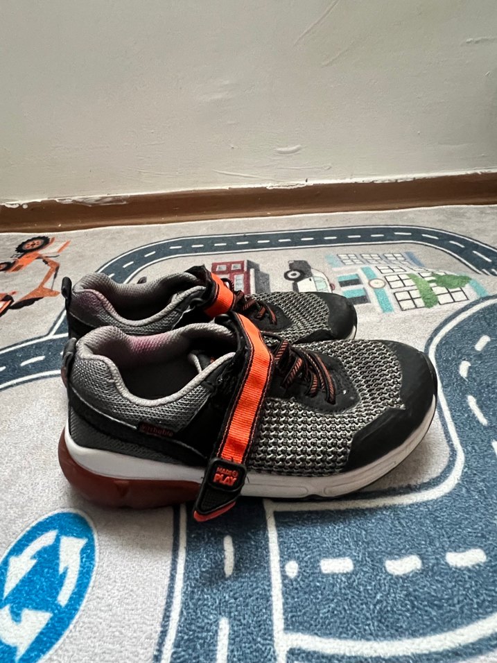 Gri Bağcıklı & Cırt Cırtlı Erkek Çocuk Spor Ayakkabı - Görsel 3