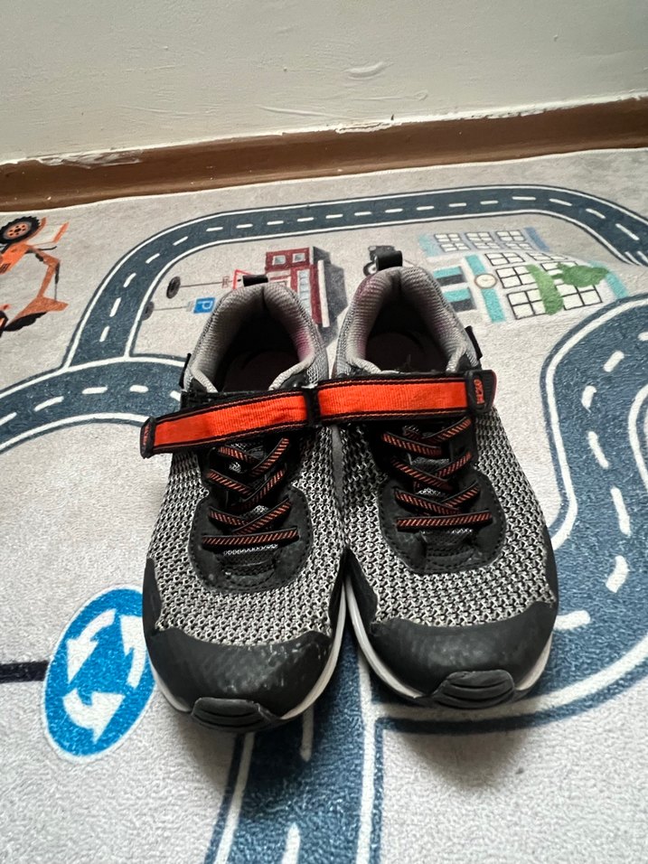 Gri Bağcıklı & Cırt Cırtlı Erkek Çocuk Spor Ayakkabı - Görsel 2