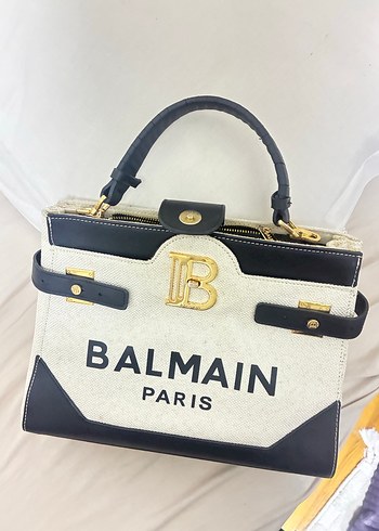 Balmain Paris Beyaz Deri Kadın Çanta - Görsel 3
