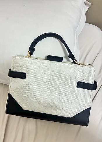 Balmain Paris Beyaz Deri Kadın Çanta - Görsel 2