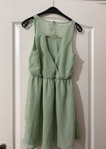 ŞİFON MİNİ ELBİSE - Görsel 3