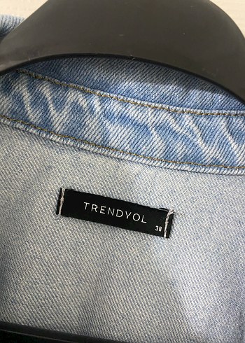 Trendyol & Milla Mavi Denim Düğmeli Mini Elbise