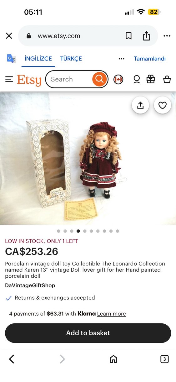 PORSELEN BEBEK ANTİKA - Görsel 3