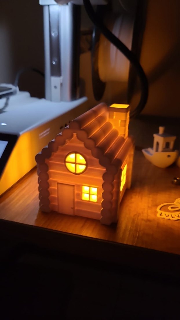 Bej Ev Şeklinde Mumluk - Görsel 2