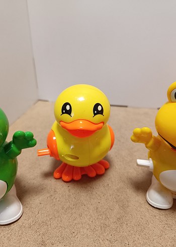 Renkli Kurmalı Kurbağa ve Ördek Oyuncak Adet - Görsel 5