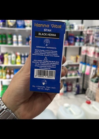 Henna Vital Siyah Saç Boyası - Görsel 2