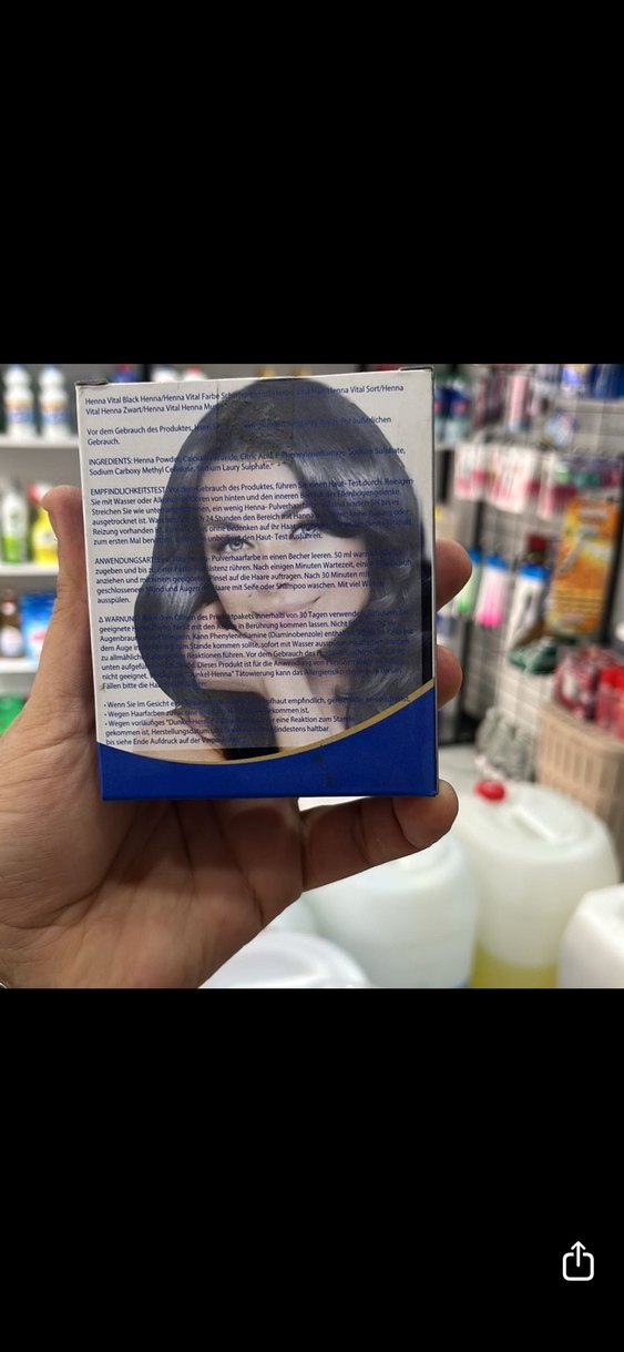 Henna Vital Siyah Saç Boyası - Görsel 3