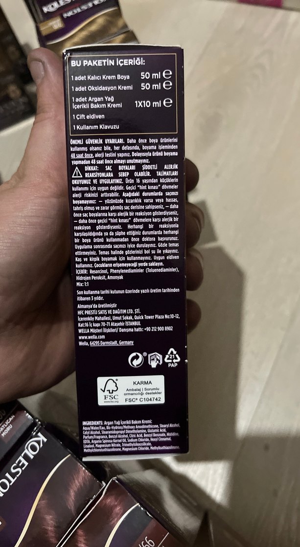 Koleston Intense 7/3 Fındık Kabuğu Saç Boyası - Görsel 2