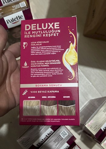 Palette Deluxe 10-1 Küllü Açık Sarı Saç Boyası - Görsel 3